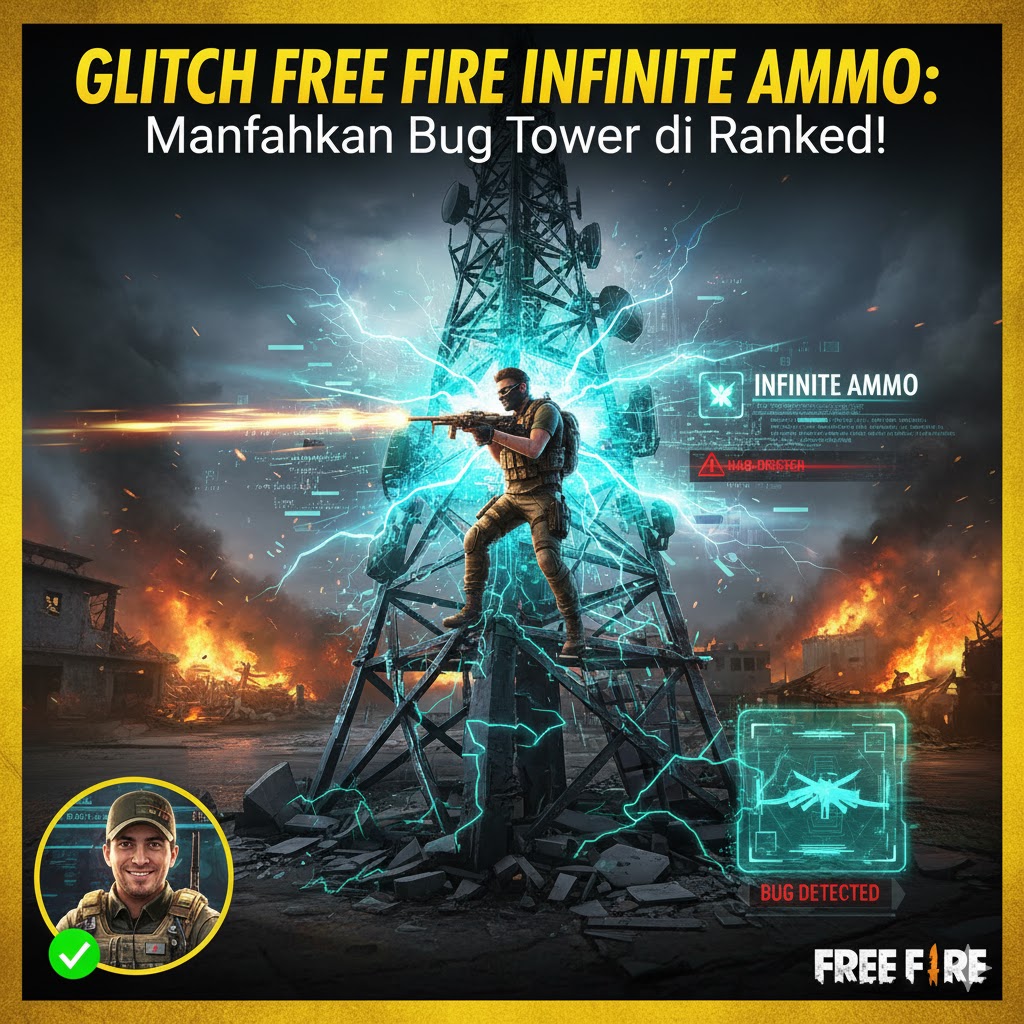 Glitch Free Fire Infinite Ammo: Manfaatkan Bug Tower di Ranked!