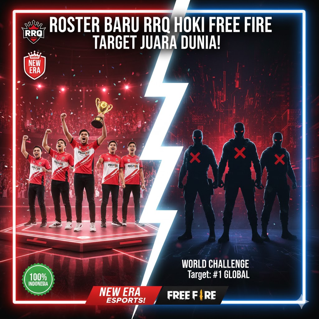 Roster Baru RRQ Hoki Free Fire, Target Juara Dunia!