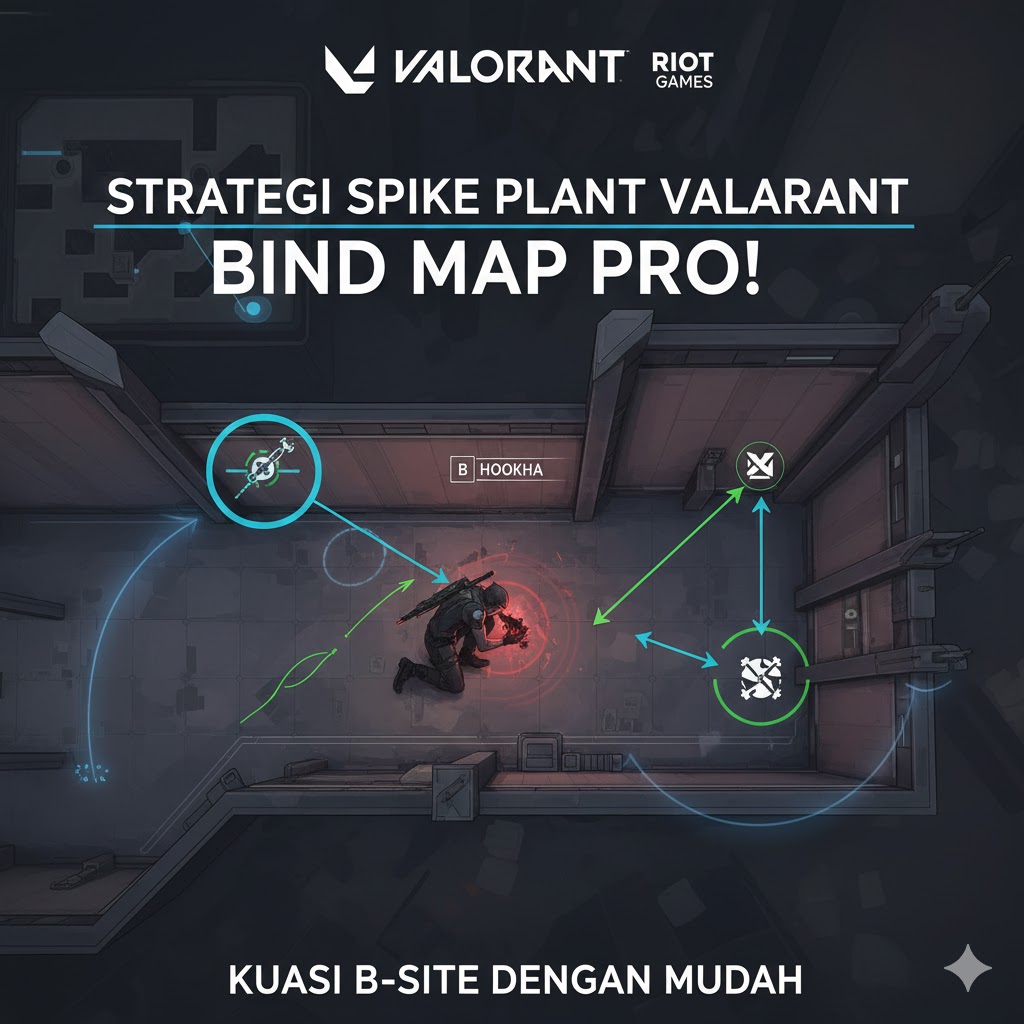 Strategi Spike Plant Valorant Bind Map Pro! Kuasai A & B Site 2025