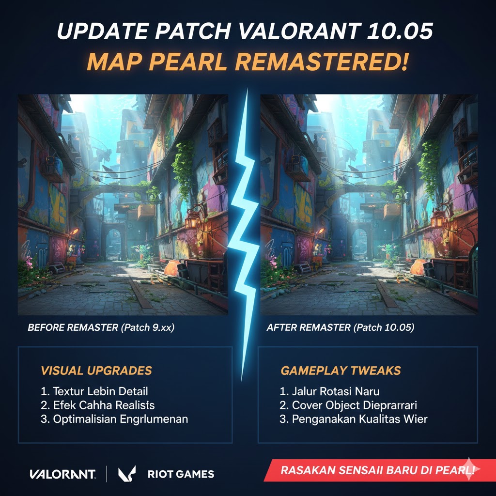 Update Patch Valorant 10.05: Map Pearl Remastered Gila!