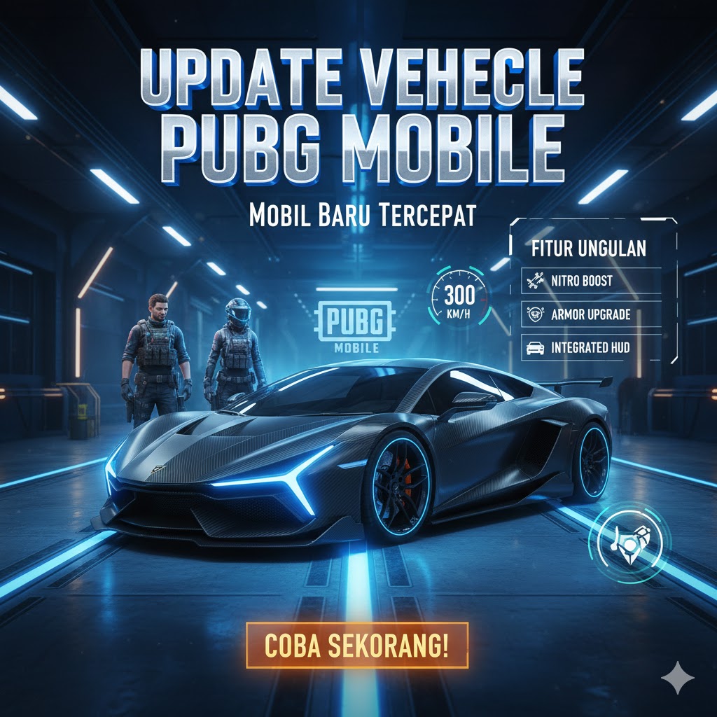 Update Vehicle PUBG Mobile: Mobil Baru Tercepat