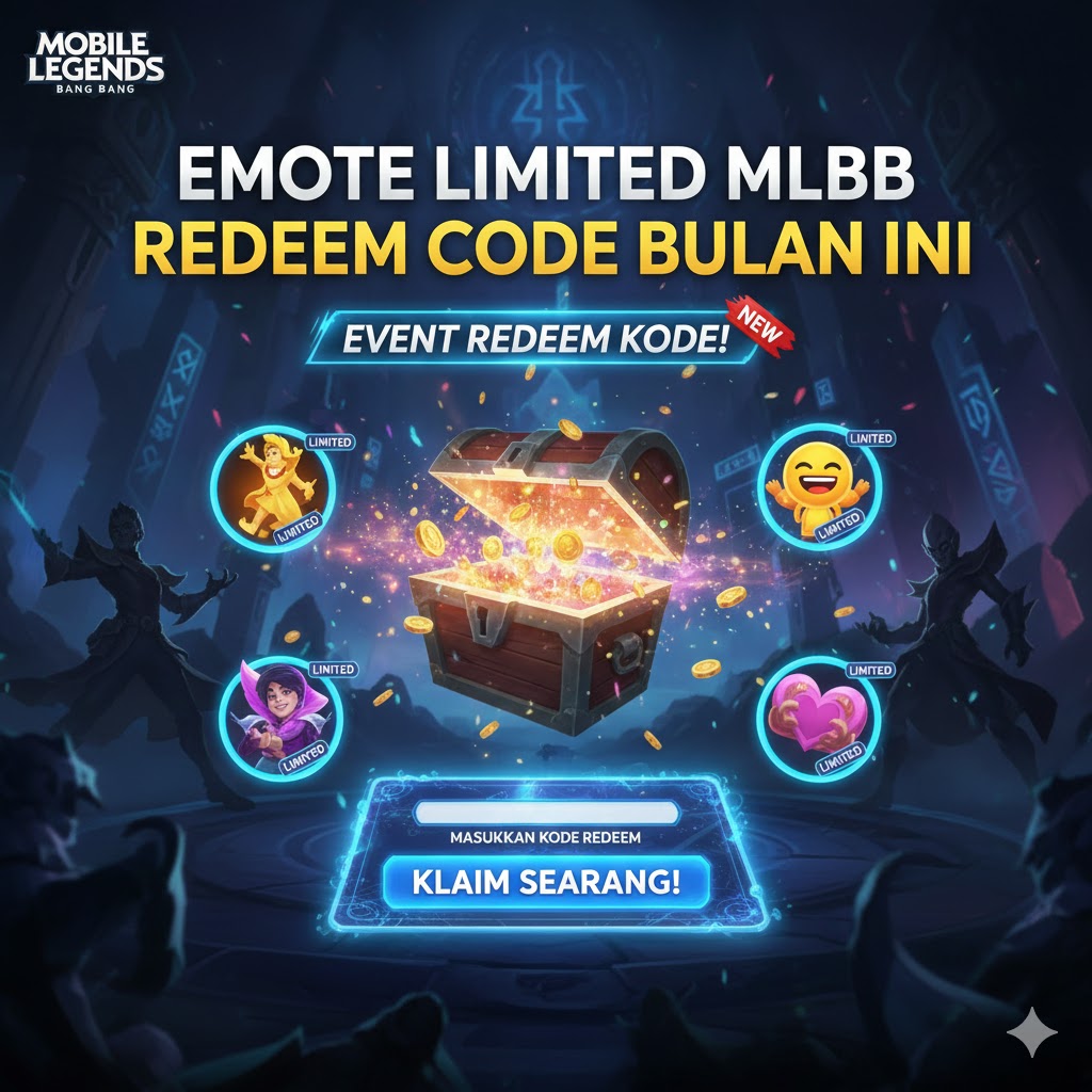 Detailed Guide Emote Limited MLBB Redeem Code Januari 2026!