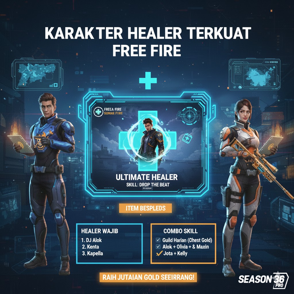 Karakter Healer Terkuat Free Fire