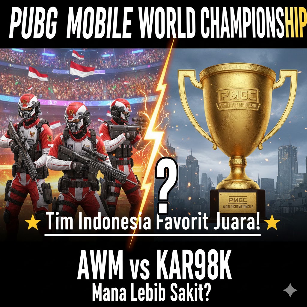 PUBG Mobile World Championship: Tim Indonesia Favorit Juara!