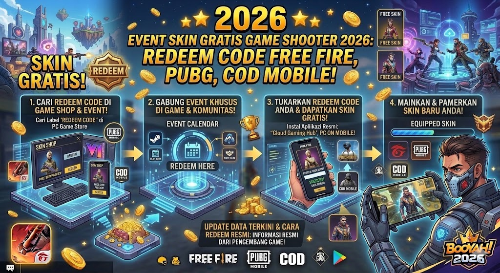 Event Skin Gratis Game Shooter 2026